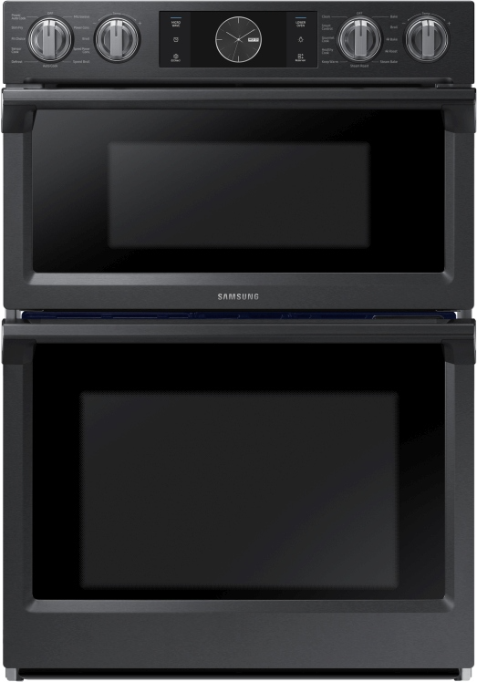 Samsung 30" Fingerprint Resistant Black Stainless Steel Oven/Micro Combo Electric Wall Oven 
