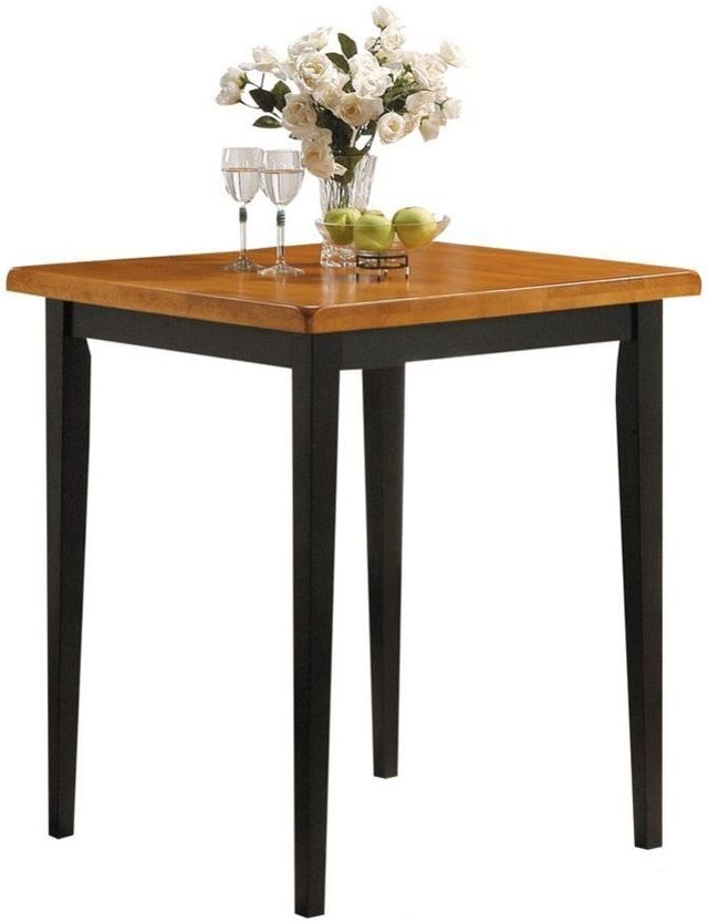 ACME Furniture Gaucho 5-Piece Oak/Black Counter Height Dining Set 1