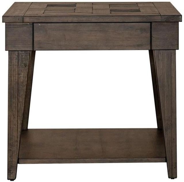 Liberty Furniture Arrowcreek Weathered Stone End Table-2