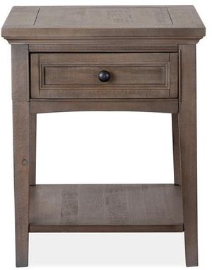 Magnussen Home® Paxton Place Dovetail Grey Rectangular End Table