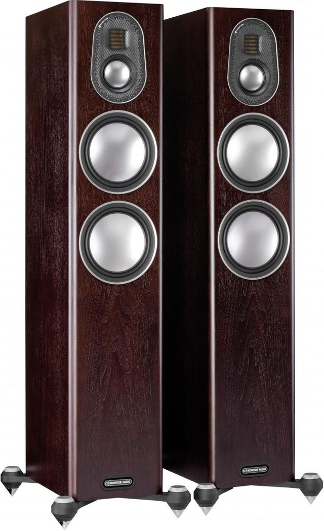 Monitor Audio Gold 200 Pair of Walnut Floorstanding Speakers 0