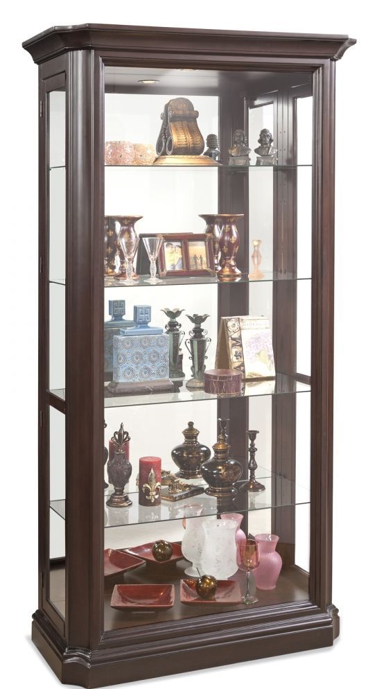Philip Reinisch Co Townsend I Espresso Collectors Cabinet 0