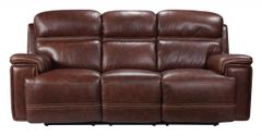 Leather Italia™ Fresno Brown Power Reclining Sofa
