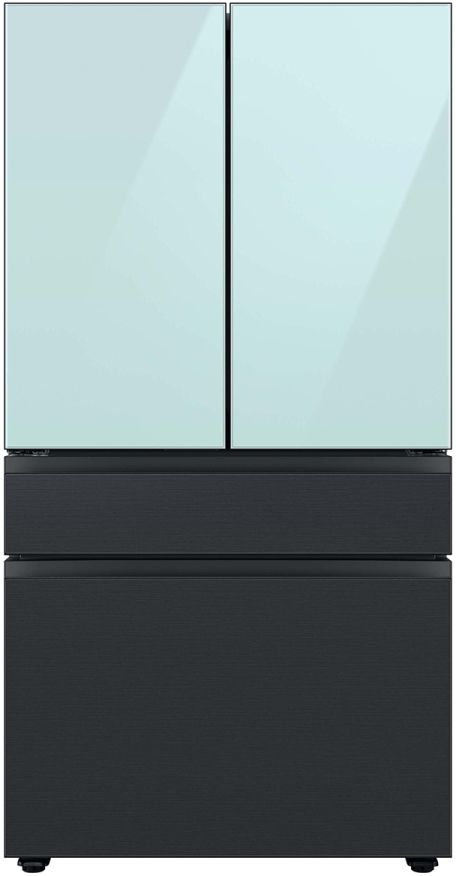 Samsung Bespoke 36" Matte Black Steel French Door Refrigerator Bottom Panel 5