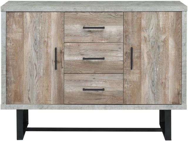 Coaster® Cement/Weathered Oak Accent Cabinet 1