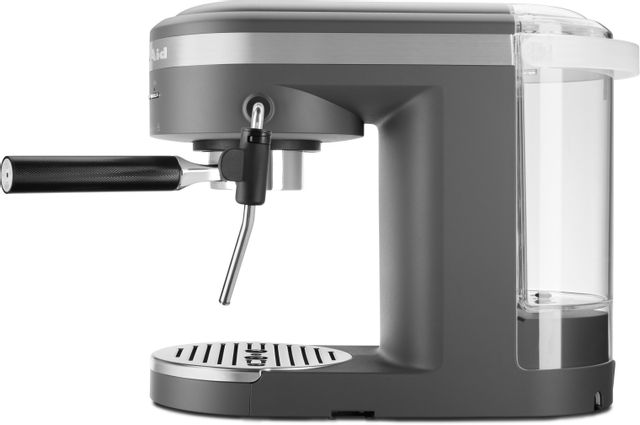 KitchenAid® Matte Charcoal Grey Semi-Automatic Espresso Machine 3