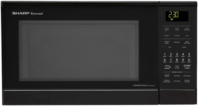 Sharp® Carousel Countertop Convection Microwave Oven-Black