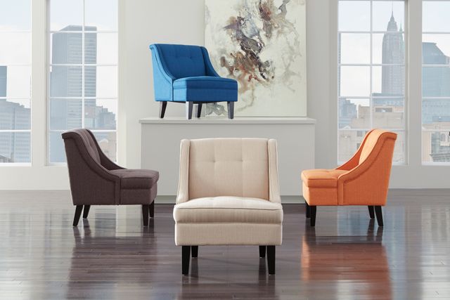 Signature Design by Ashley® Clarinda Blue Accent Chair-2
