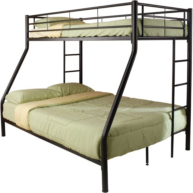 Coaster® Hayward Black Twin Over Full Bunk Bed-0