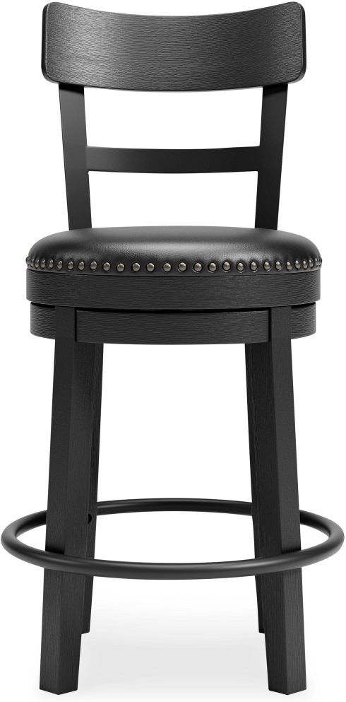 Signature Design by Ashley® Valebeck Black  Counter Height Bar Stool-1
