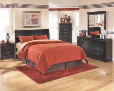 Tête de lit traîneau grand grand Huey Vineyard, noir, Signature Design by Ashley® 3