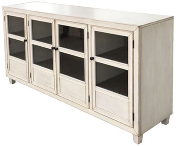 Signature Design By Ashley Deanford Antique White Accent Cabinet A4000269 Furniture City