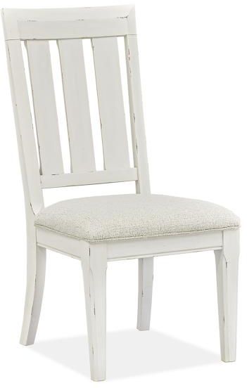Magnussen Home® Hutcheson Berkshire Beige & Homestead White 2 Count Dining Side Chair with Upholstered Seat 0
