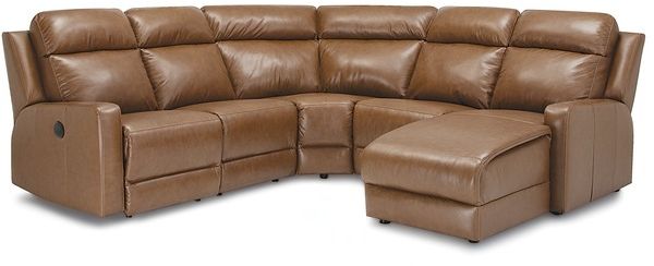 Palliser® Furniture Forest Hill 5-Piece Brown Reclining Sectional