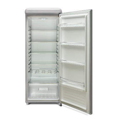Epic® 9.0 Cu. Ft. Silver Retro Compact Refrigerator 1