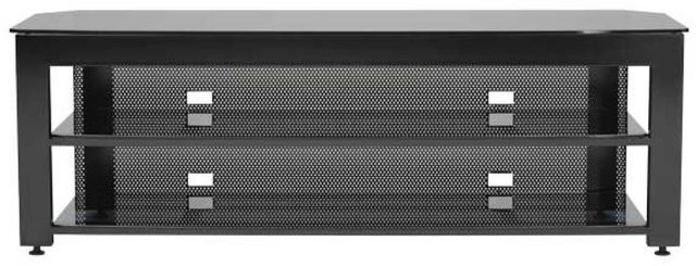 Sanus® Steel Series Black Three-Shelf Widescreen Lowboy-1