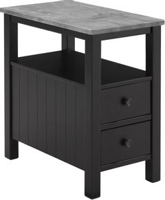 Mill Street® Ezmonei Black/Gray Chairside End Table