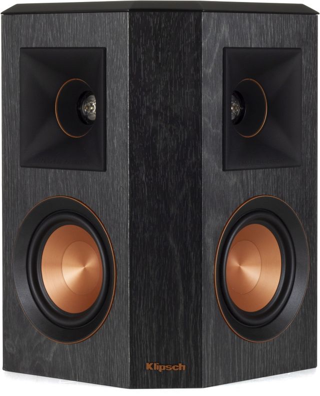 Klipsch® Reference Premiere Ebony RP-402S Surround Sound Speakers. Open Box Pair - Full Warranty   0