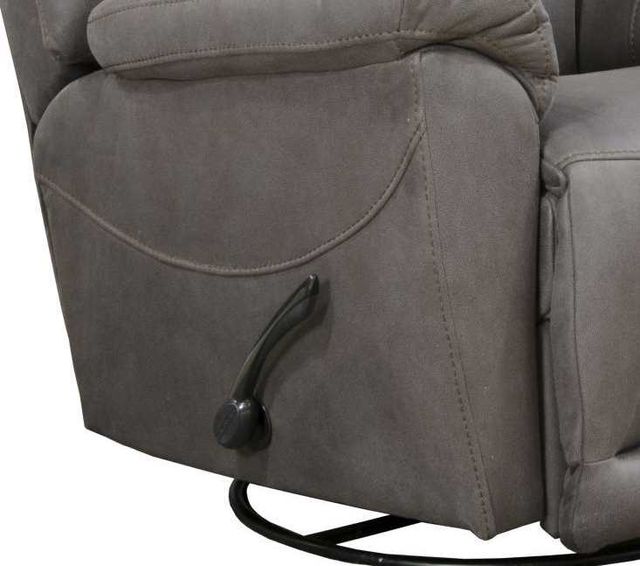 Catnapper® Cole Charcoal Chaise Swivel Glider Recliner 1