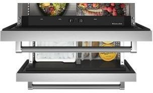 KitchenAid® 4.29 Cu. Ft. Stainless Steel Undercounter Double Drawer Refrigerator/Freezer 5