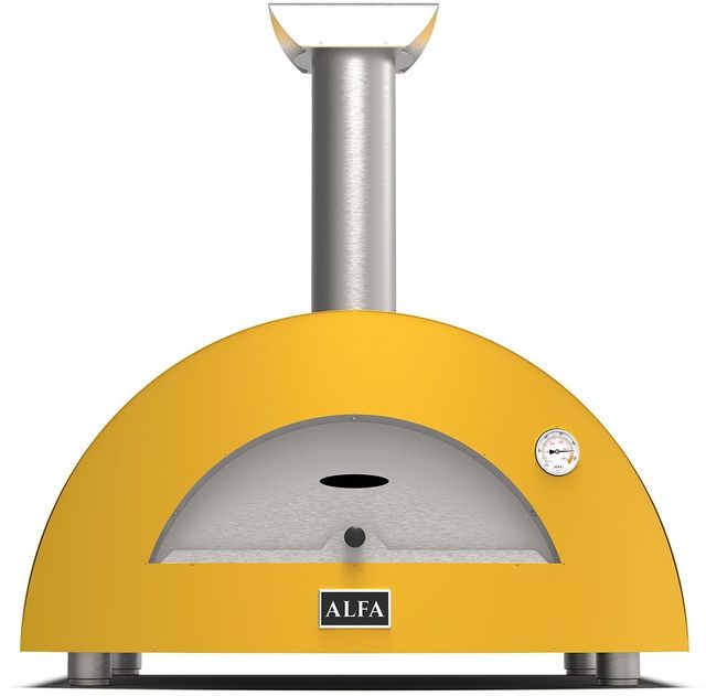 Alfa Moderno Fire Yellow Pizza Oven -0
