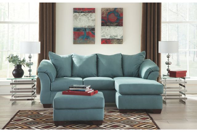 Signature Design by Ashley® Darcy Sky Sofa Chaise 8