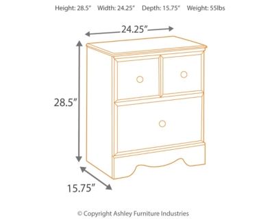 Signature Design by Ashley® Shay Almost Black Nightstand 4