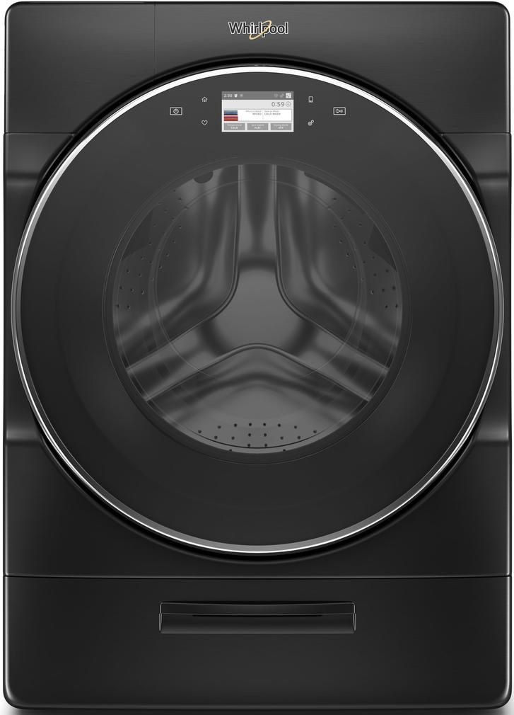 Whirlpool® 5.0 Cu. Ft. Black Shadow Front Load Washer
