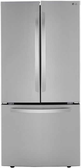 LG 33 in. 25.2 Cu. Ft. PrintProof™ Stainless Steel French Door Refrigerator-0