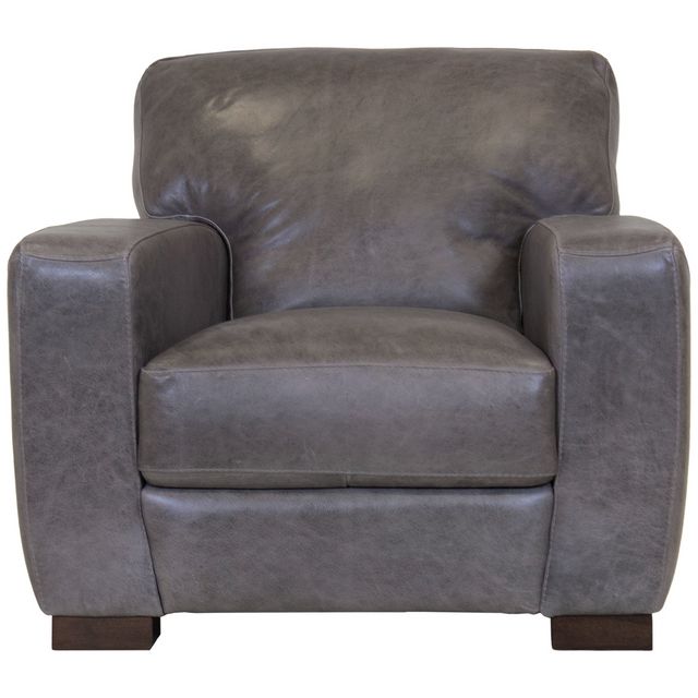 Soft Line Utah Fog Leather Sofa & Loveseat