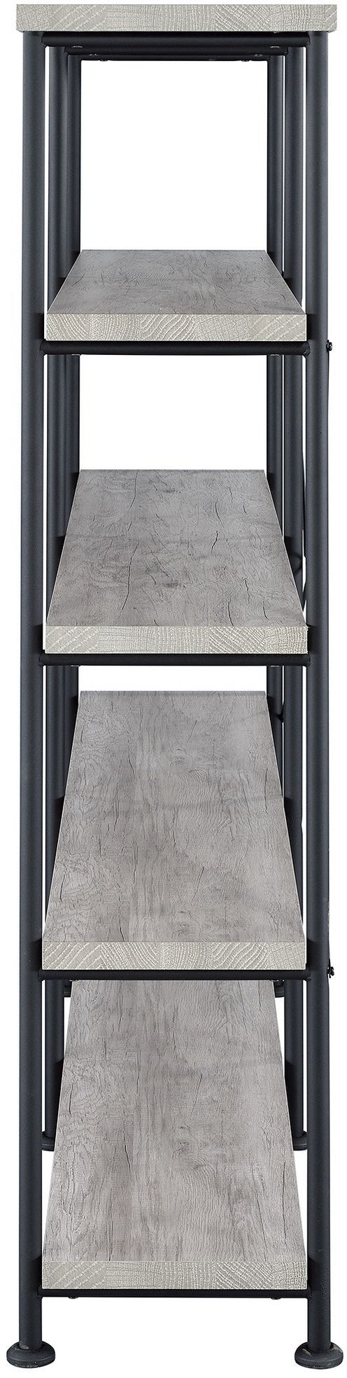 Coaster® Analiese Grey Driftwood Open Bookcase 3