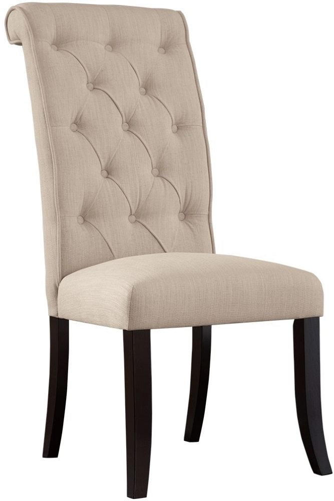 linen upholstered dining chair