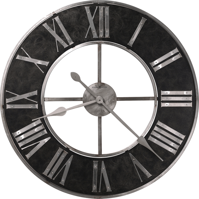 Howard Miller® Dearborn 32" Antique-Brass Wall Clock-0