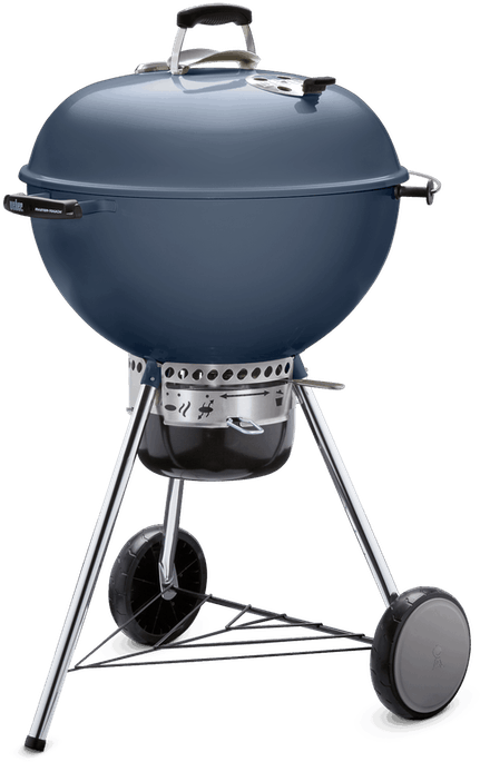 Weber® Master-Touch Slate Blue 22" Charcoal Grill 3