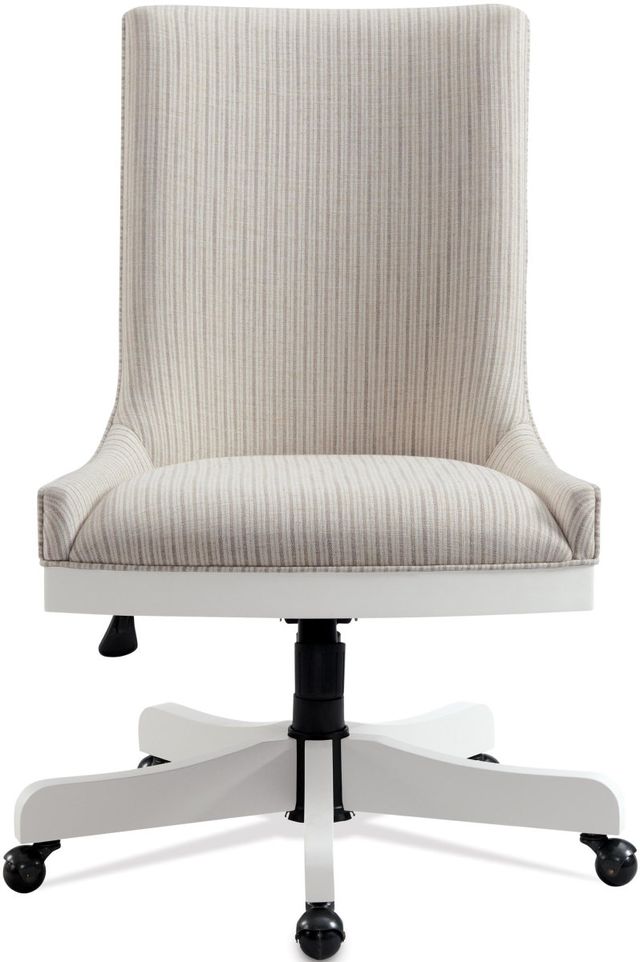 Riverside Furniture Osborne Winter White Upholstered Desk Chair-0