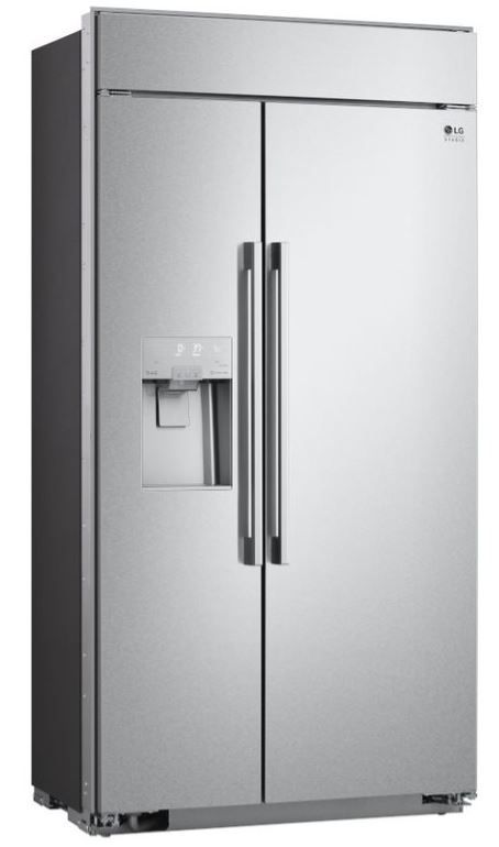 LG Studio 25.6 Cu. Ft. Stainless Steel Counter Depth Side By Side Refrigerator-3