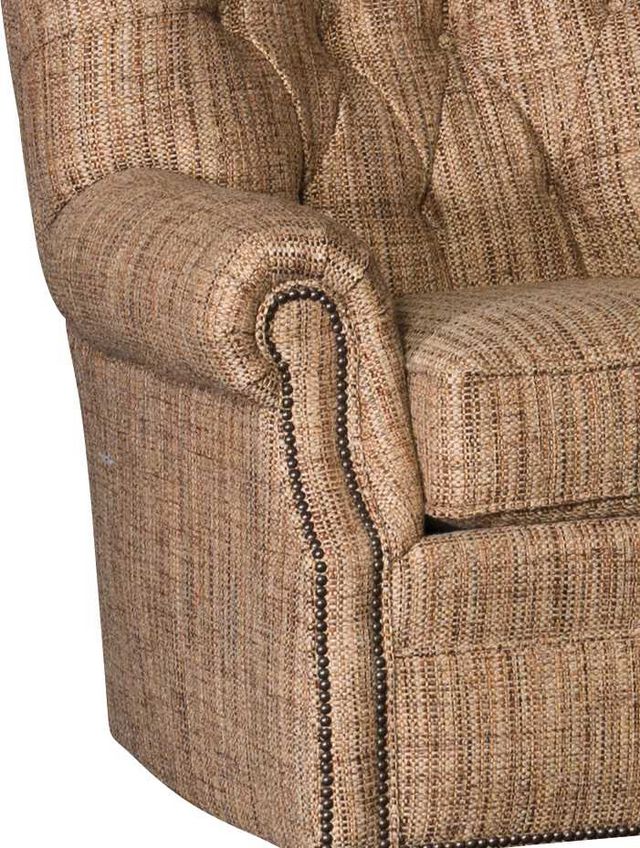 Mayo Grasscloth Acorn Swivel Chair 1