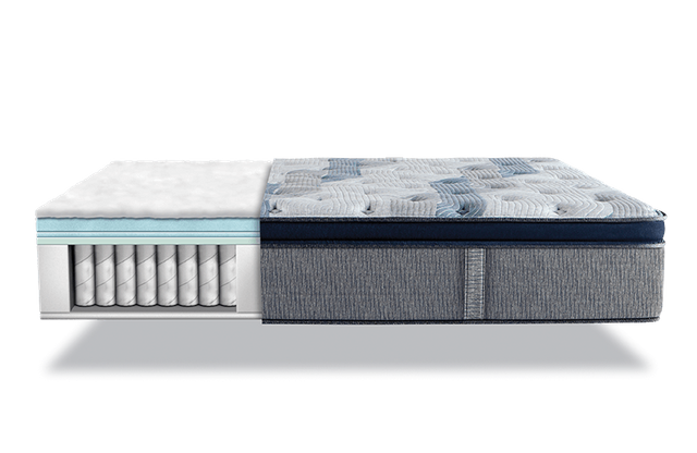 serta 300 fusion plush low profile mattress set