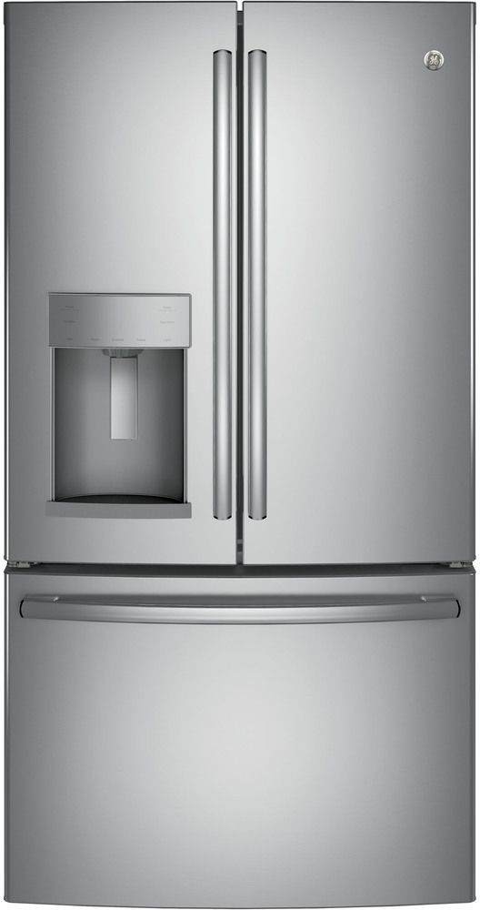GE® 27.8 Cu. Ft. French Door Refrigerator-Stainless Steel 0