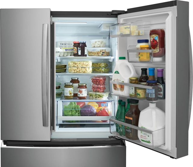 Frigidaire Gallery® 22.1 Cu. Ft. Smudge-Proof® Stainless Steel Counter Depth French Door Refrigerator 4
