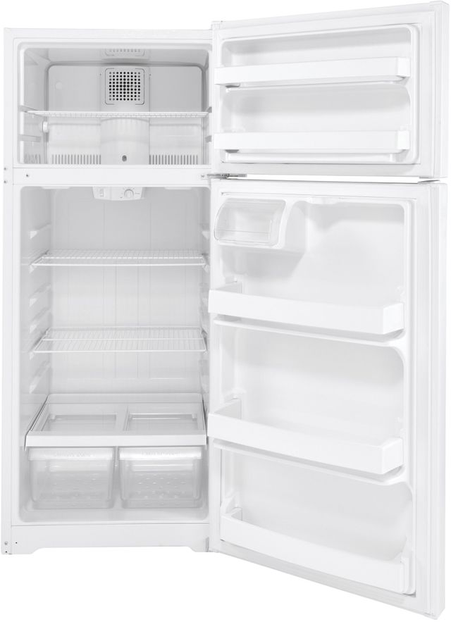GE® 17.5 Cu. Ft. White Top Freezer Refrigerator 5