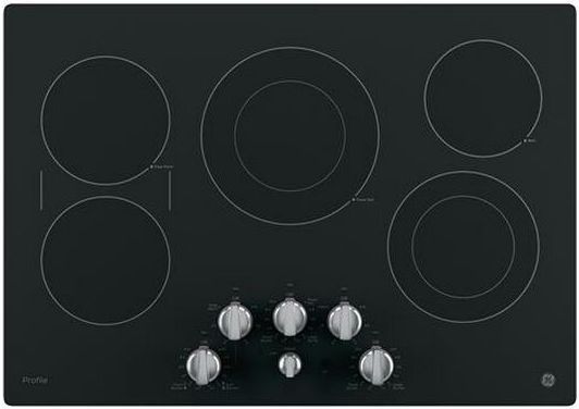 GE Profile Series 30" Electric Cooktop-Slate