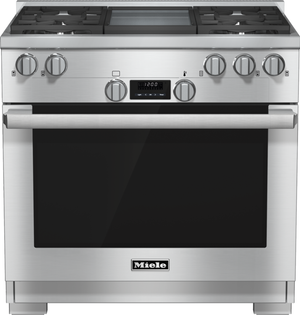 Miele 36" Clean Touch Steel Pro Style Gas Range