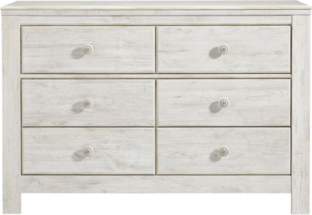 Signature Design by Ashley® Paxberry Whitewash Dresser and Mirror-1