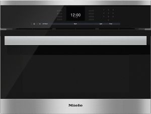 Miele PureLine 23.44" Clean Touch Steel Electric Single Combi-Steam Oven Built In