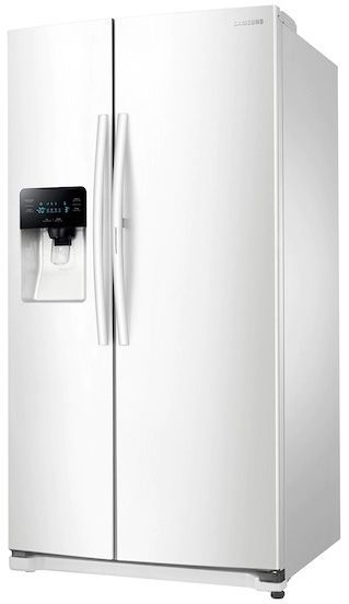 Samsung 24.7 Cu. Ft. White Side-By-Side Refrigerator 8