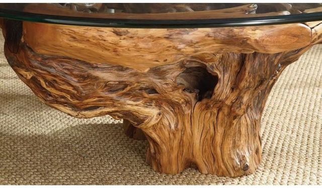 Hammary® Hidden Treasures Brown Root Ball Cocktail Table-2