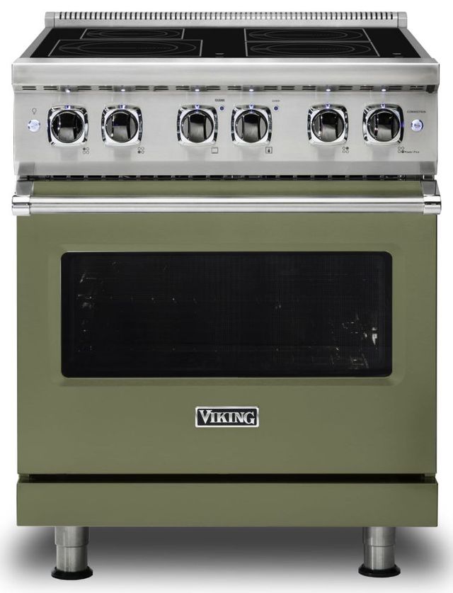 Viking® 5 Series 30" Stainless Steel Pro Style Electric Induction Range 7