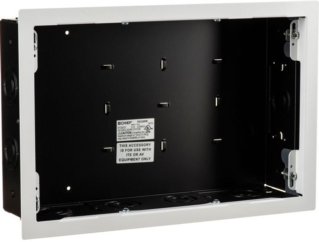 Chief® Proximity® Black In Wall Storage Box with Flange 2