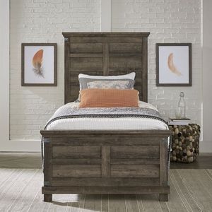 Liberty Lakeside Haven Brownstone Opt Twin Panel Bed